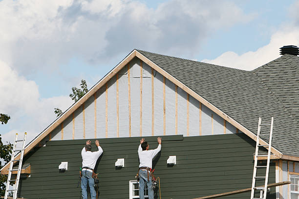Professional Emergency Siding Repair technician working in Lewisburg, PA